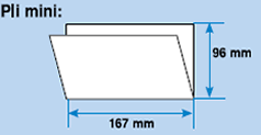 Distributeur de serviettes de table à pli mini chrome mat